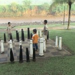Playing gigantic chess
